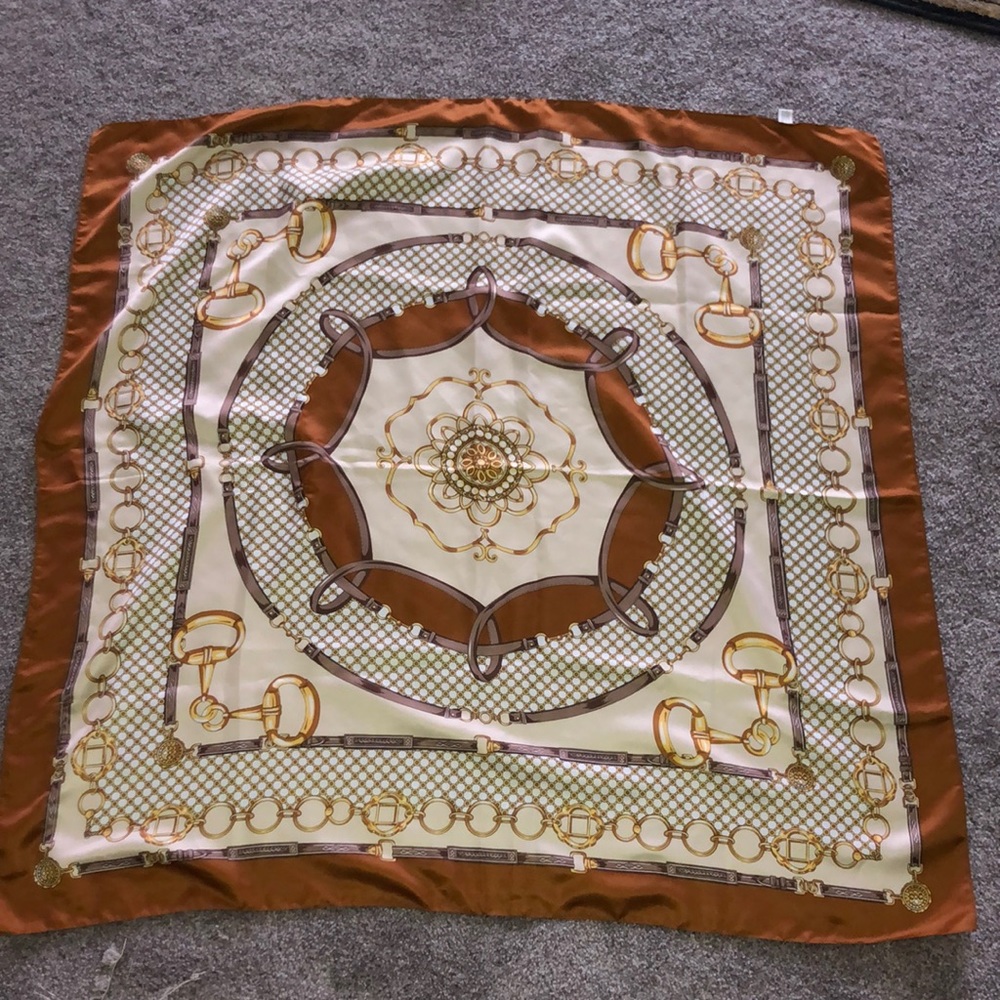 Women’s faux silk scarf